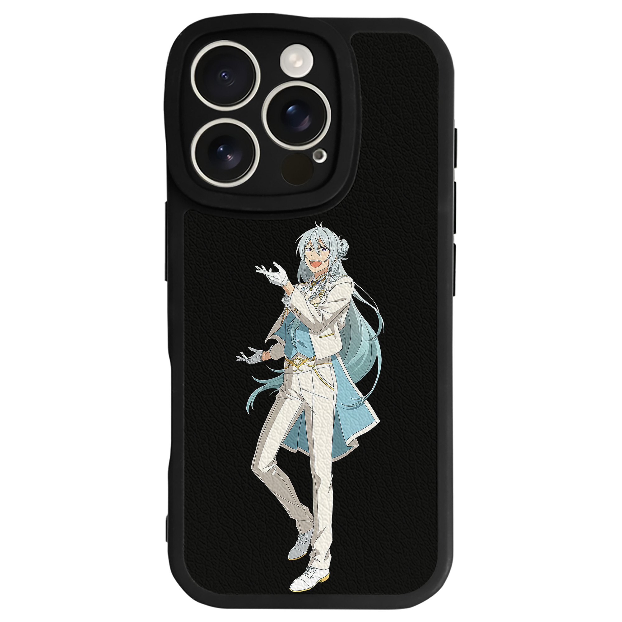 （画像用） あんさんぶるスターズ! Ensemble Stars 【iPhone 16シリーズ対応】シリコンスマホケース（レザー調） 材質：シリコン
